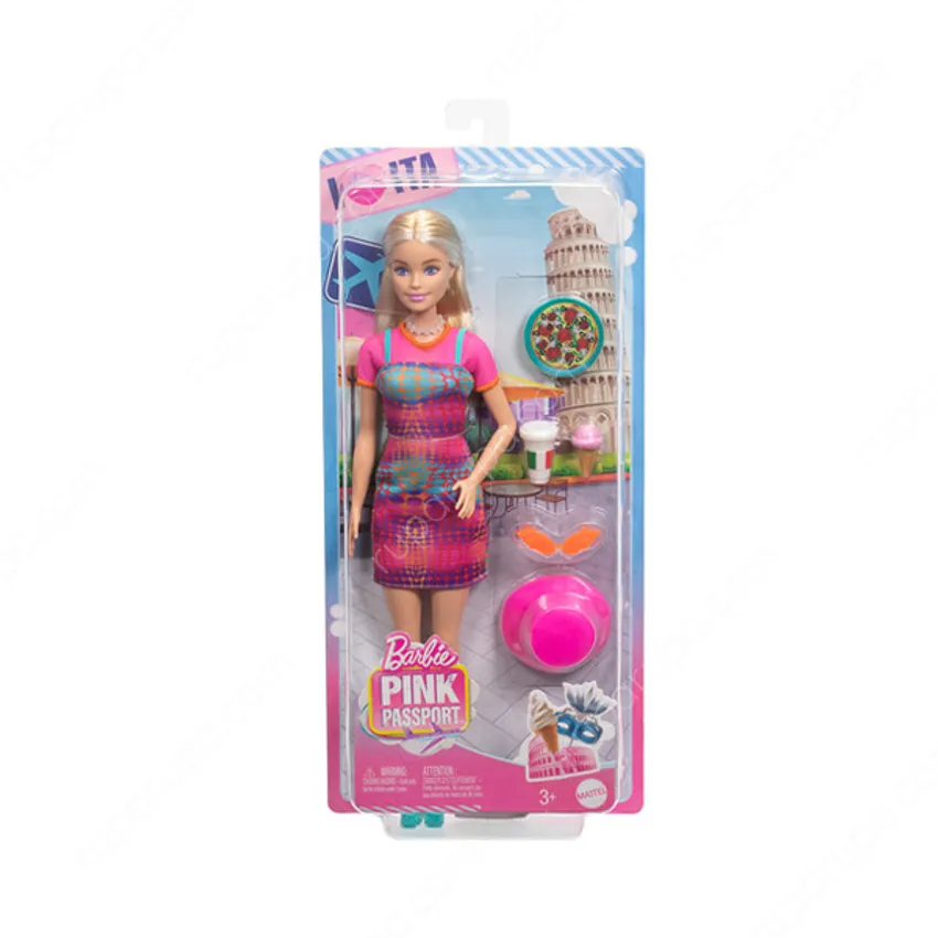 Jual Barbie Set Boneka Pink Passport Italy And Accessories Hwh 97