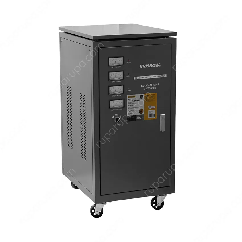 Jual Krisbow Stabilizer Analog SVC-30KVA-3 - Abu-abu Terbaru