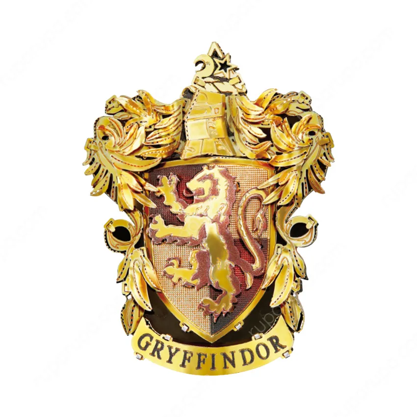 Harry Potter レア 貴重 GOLD ゴールド 置物 puzzle Jual Toi Harry Potter Puzzle 3 D Gryffindor Metal 10173 Gold