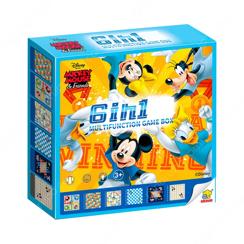 Jual Goldlok Playset Disney Mickey Mouse & Friends Game Box 6 in 1