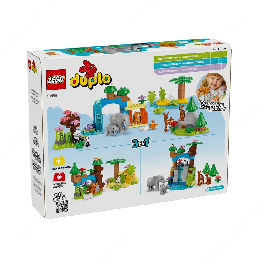 Jual Lego Duplo In Wild Animal Families Set 92 Pcs 10446 Mix