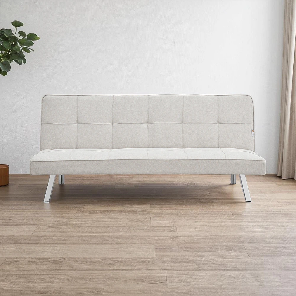SELMA Mojito Sofa Bed Fabric 3 Seater - Abu-Abu