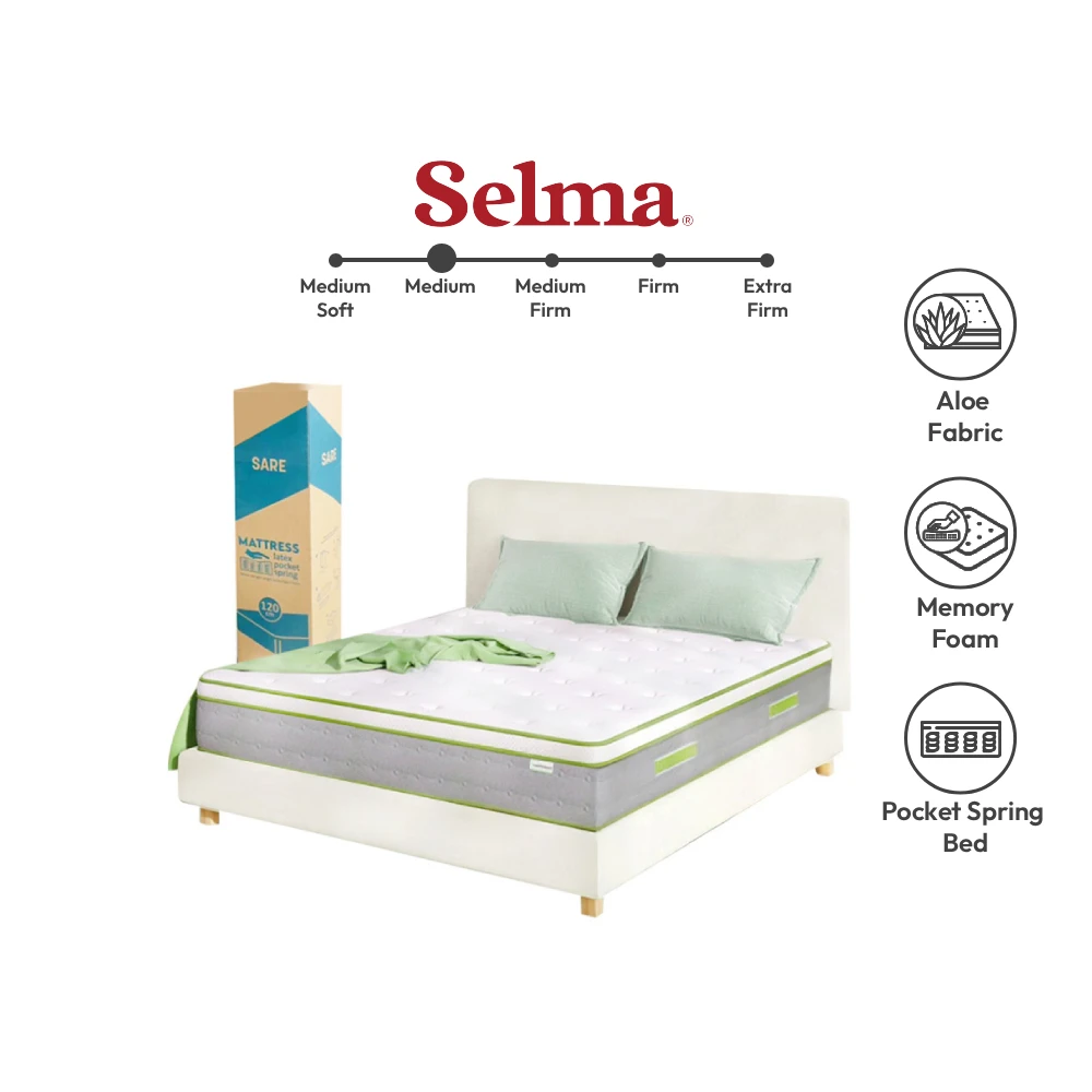 Selma Sare Aloe Kasur Pocket Springbed