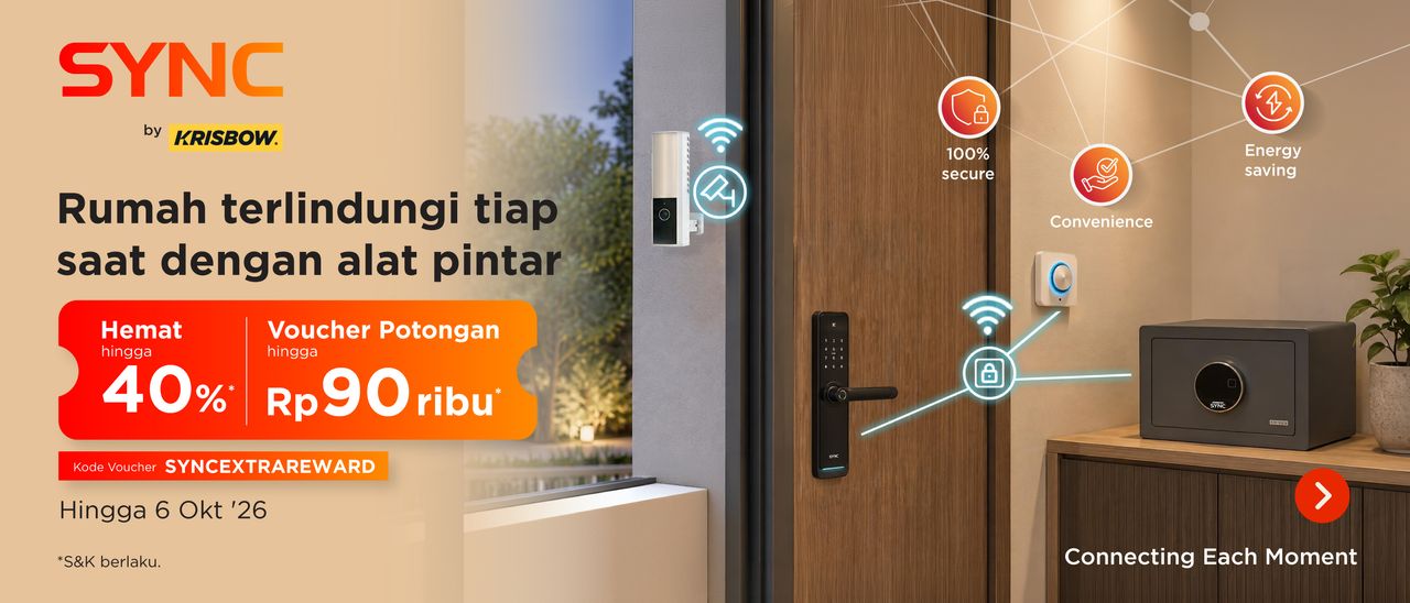 Rumah Terlindungi Tiap Saat dengan Alat Pintar