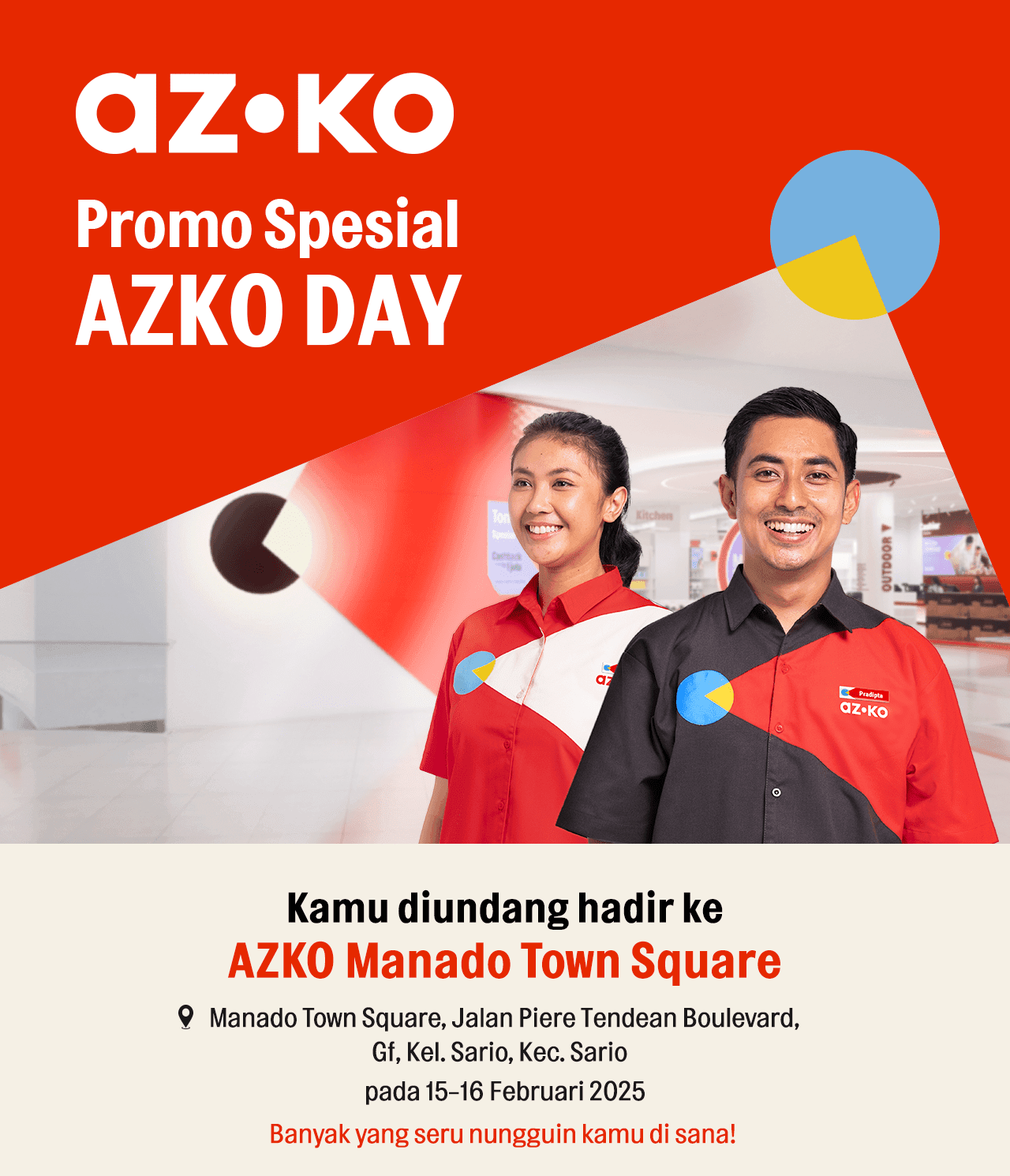 Konsep Baru AZKO Manado Town Square | AZKO