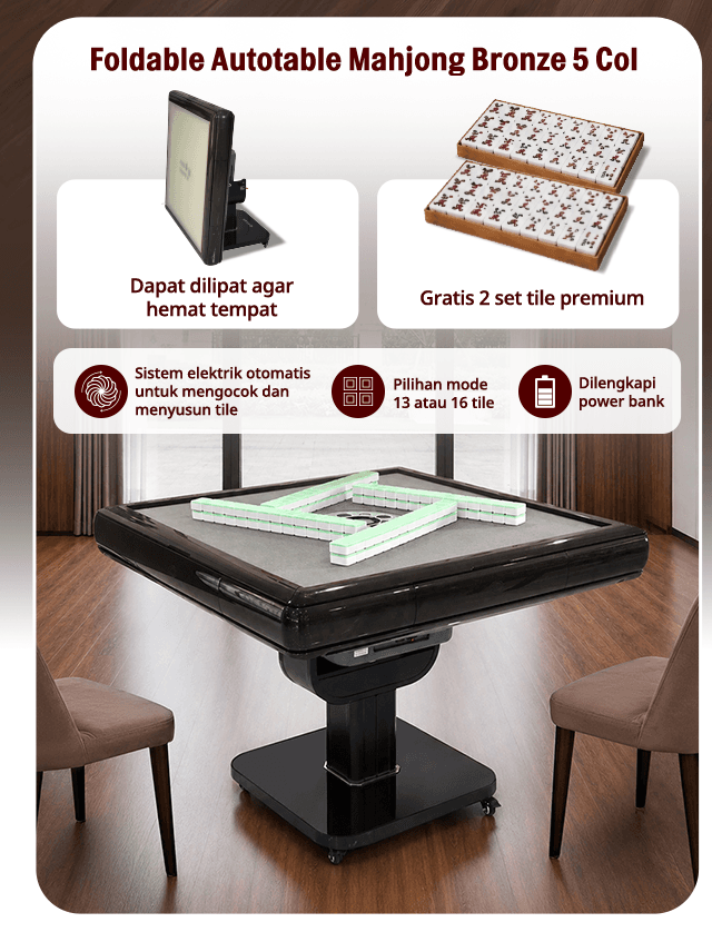 Foldable Autotable Mahjong Bronze