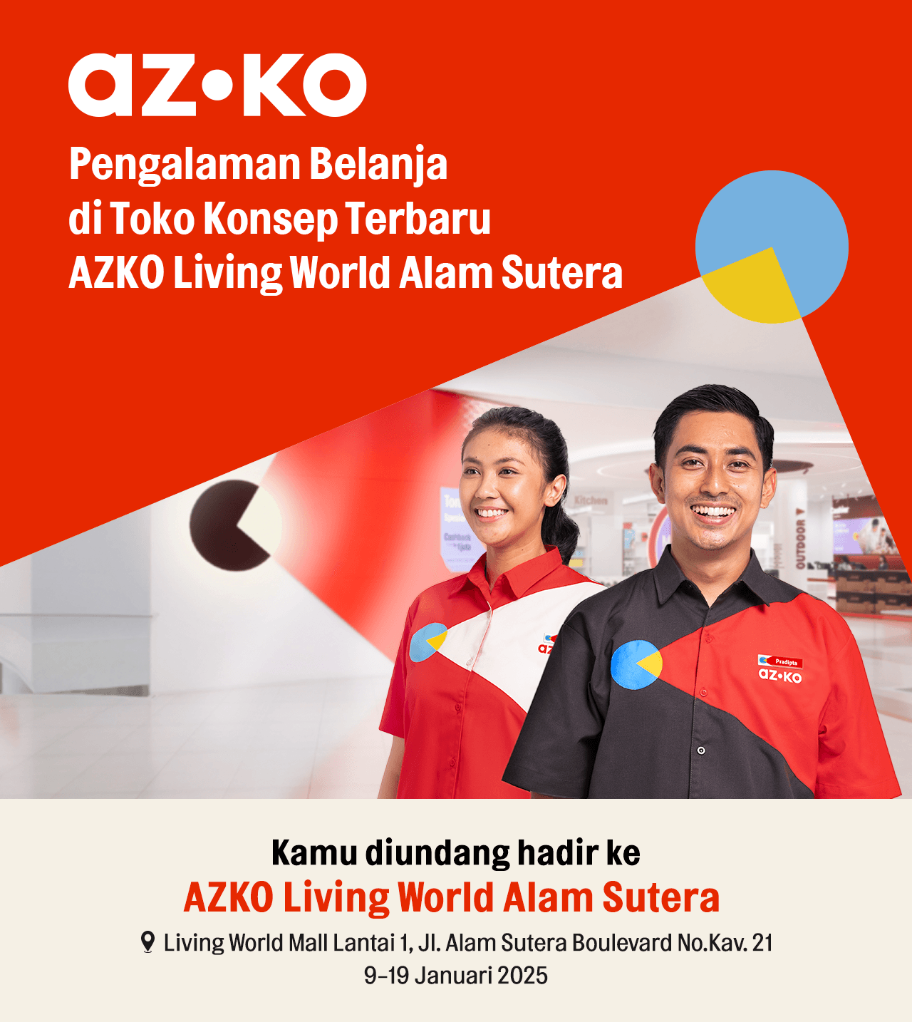 AZKO Toko Konsep Terbaru - Living World