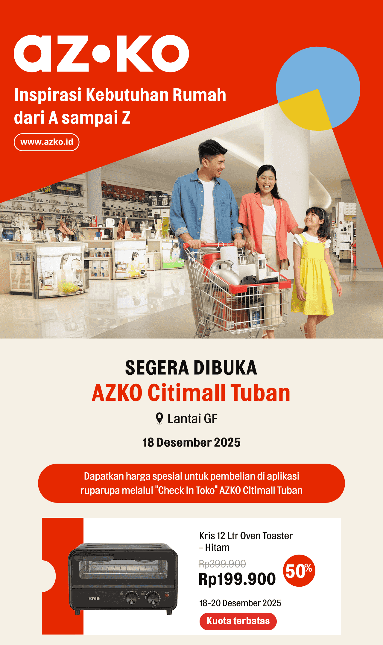 Opening Store AZKO Citimall Tuban Segera Dibuka | AZKO Online