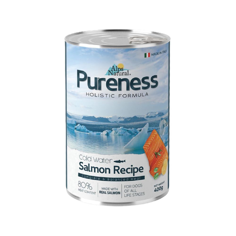 Alps Natural Makanan Anjing Basah All Life Stages Pureness Salmon 400 gr