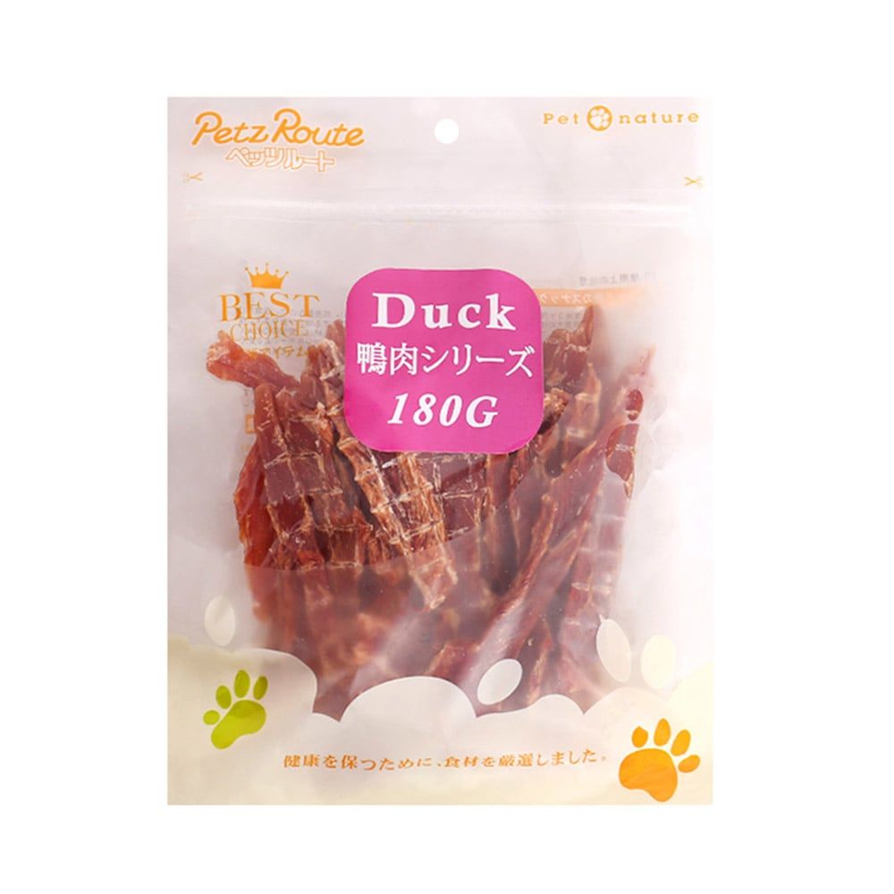 Petz Route Camilan Anjing Duck Fillet 180 gr