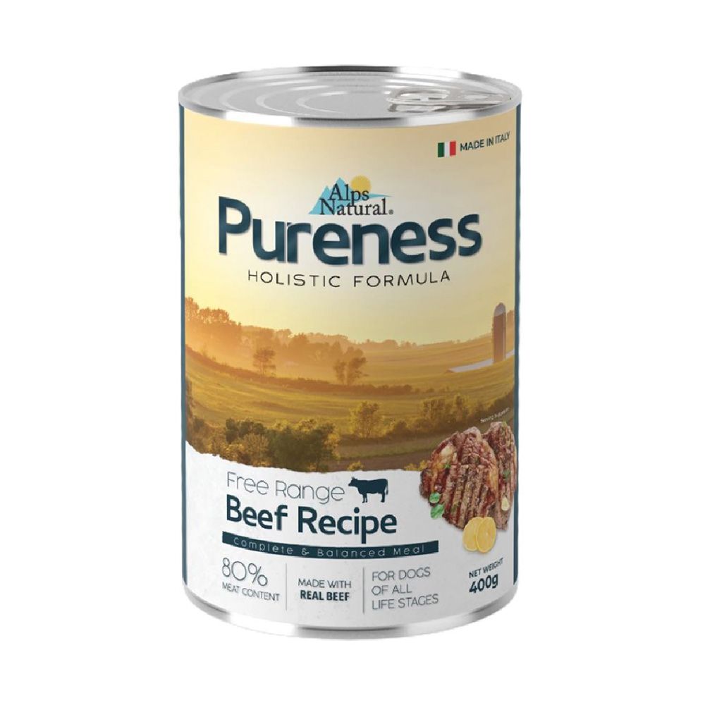 Alps Natural Makanan Anjing Basah All Life Stages Pureness Beef 400 gr