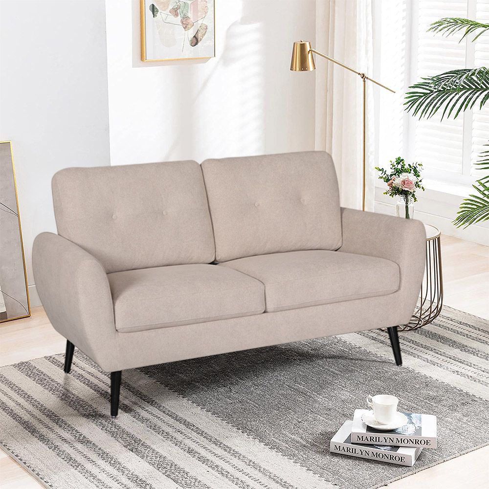 Informa Osaka Sofa Fabric 2 Seater - Cokelat Muda