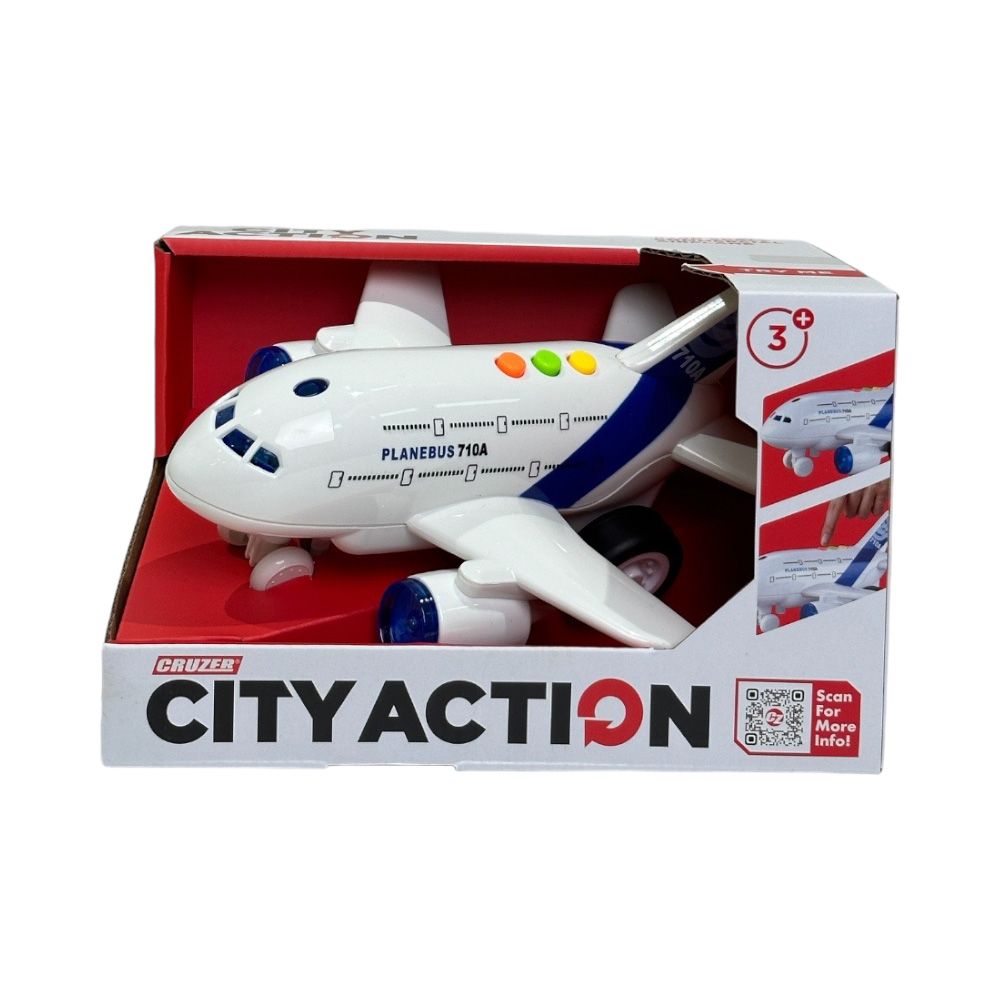Cruzer 1:200 City Action Friction Airplane