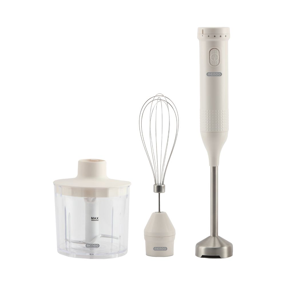 Memoo Hand Blender 500 ml 400 watt - Putih