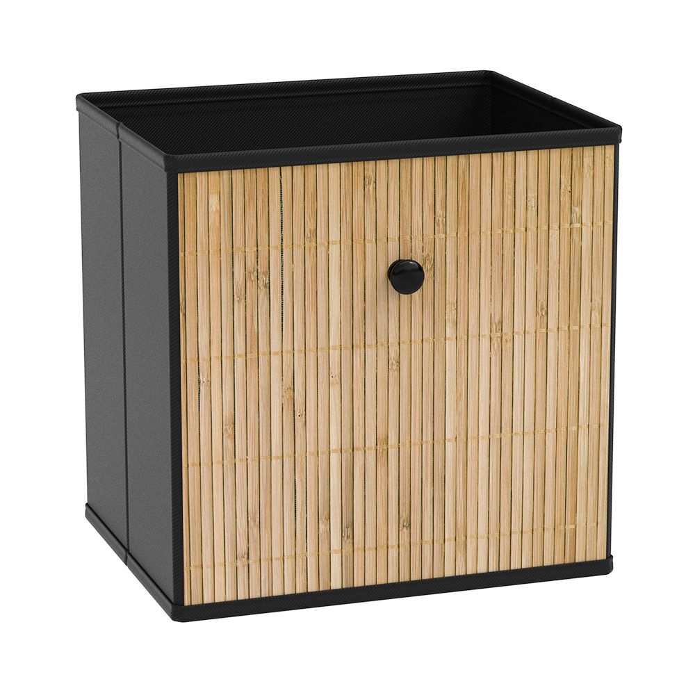 Informa Kotak Penyimpanan Bambu 32x25x32 cm - Hitam