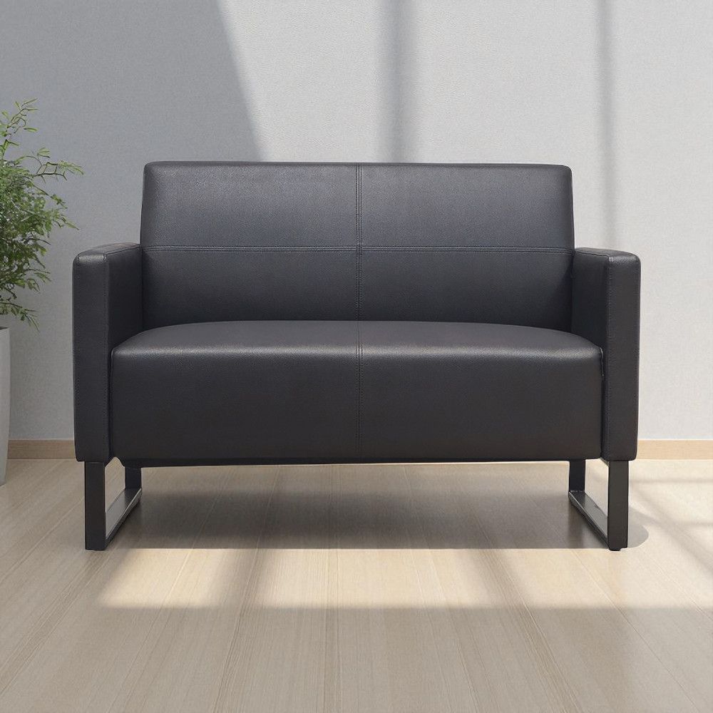 Informa Hillton Sofa Kulit 2 Seater - Hitam