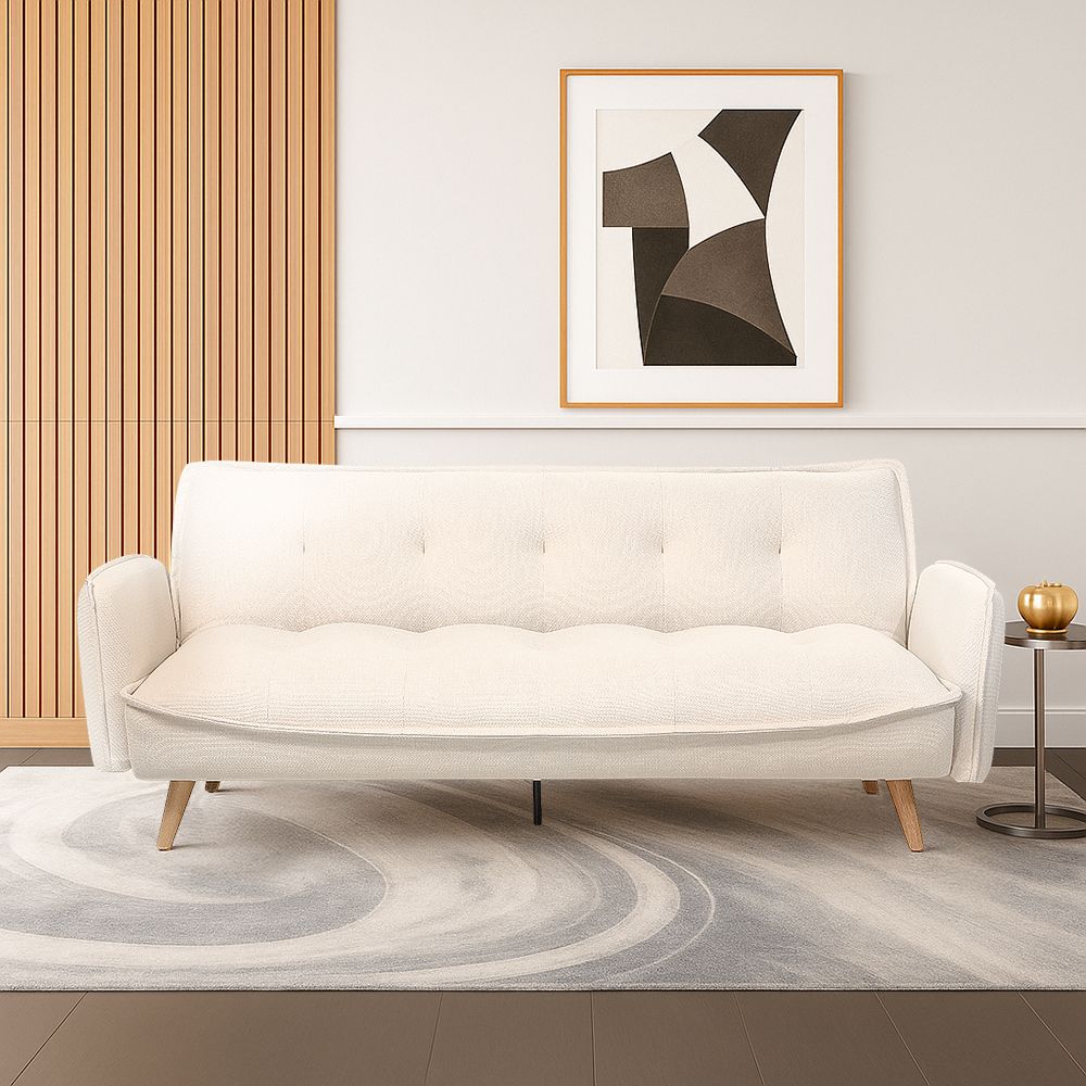 Nordia Siena Sofa Bed Fabric - Krem