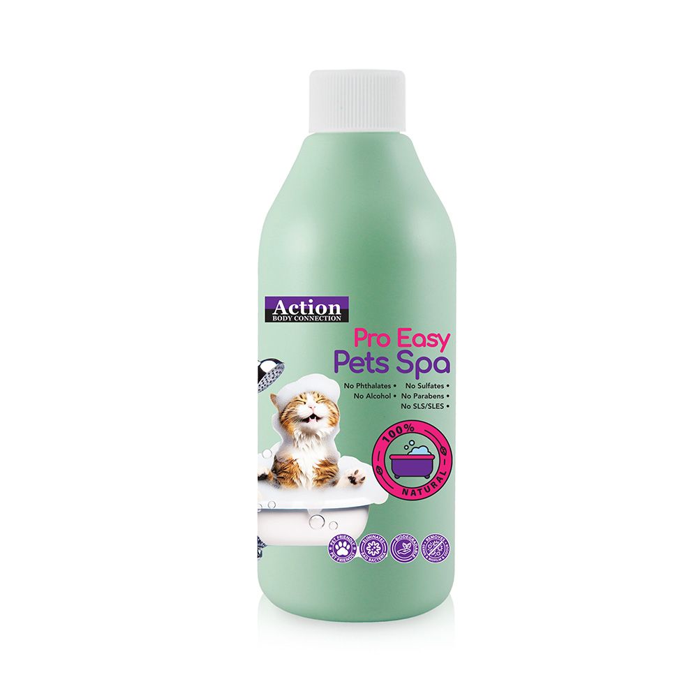 Action Sampo Anjing & Kucing Pro Easy Pets Spa Natural 500 ml