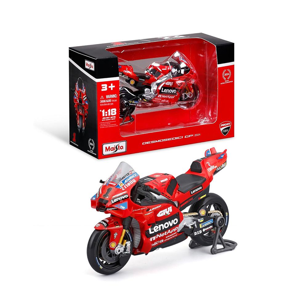 Top Gear Maisto Diecast Desmosedici GP Lenovo Team 1:18