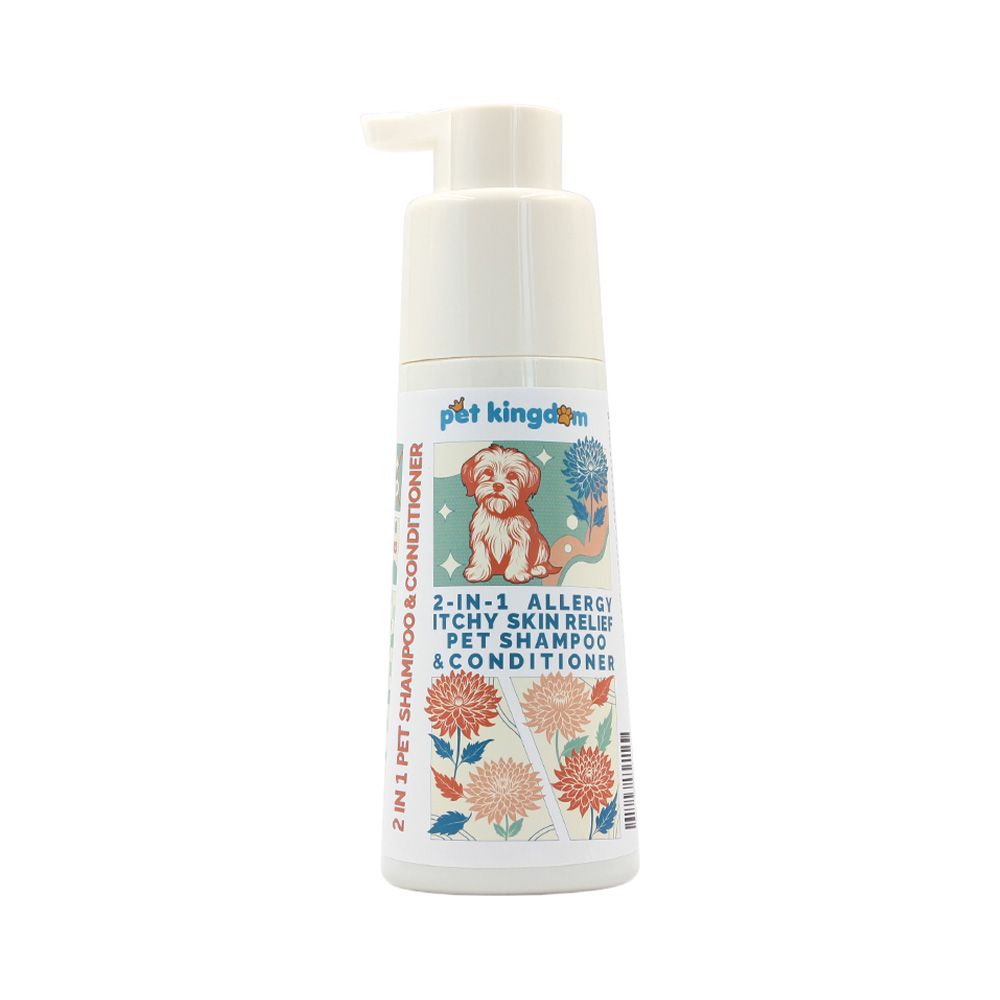 Pet Kingdom Sampo & Kondisioner Anjing 2-in-1 Allergy Itchy Skin Relief 500 ml