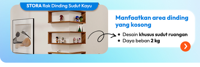 tiny space rak sudut