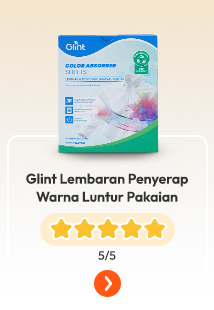 Glint Lembaran Penyerap Warna Luntur Pakaian
