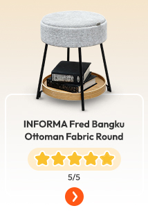 INFORMA Fred Bangku Ottoman