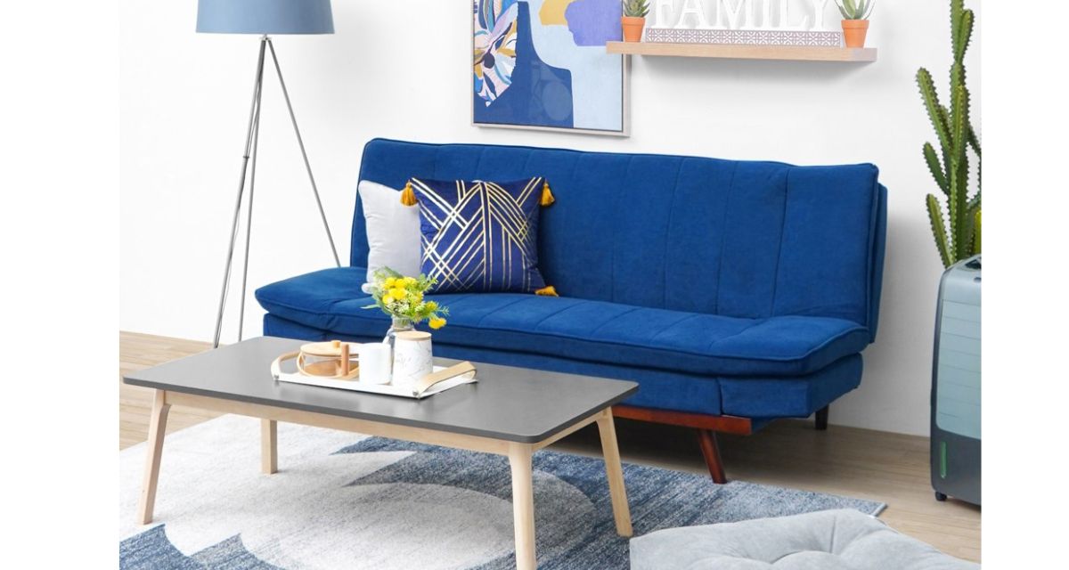 sofa mewah beludru