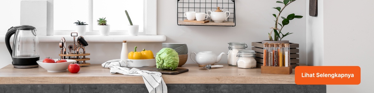 dapur tanpa kitchen set