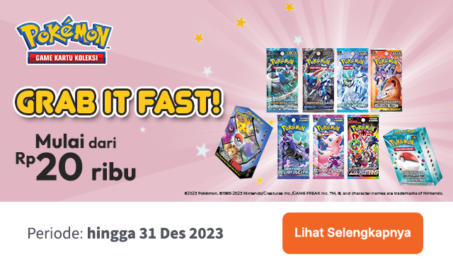 Semua Promo TGI Pokemon Grab it Fast