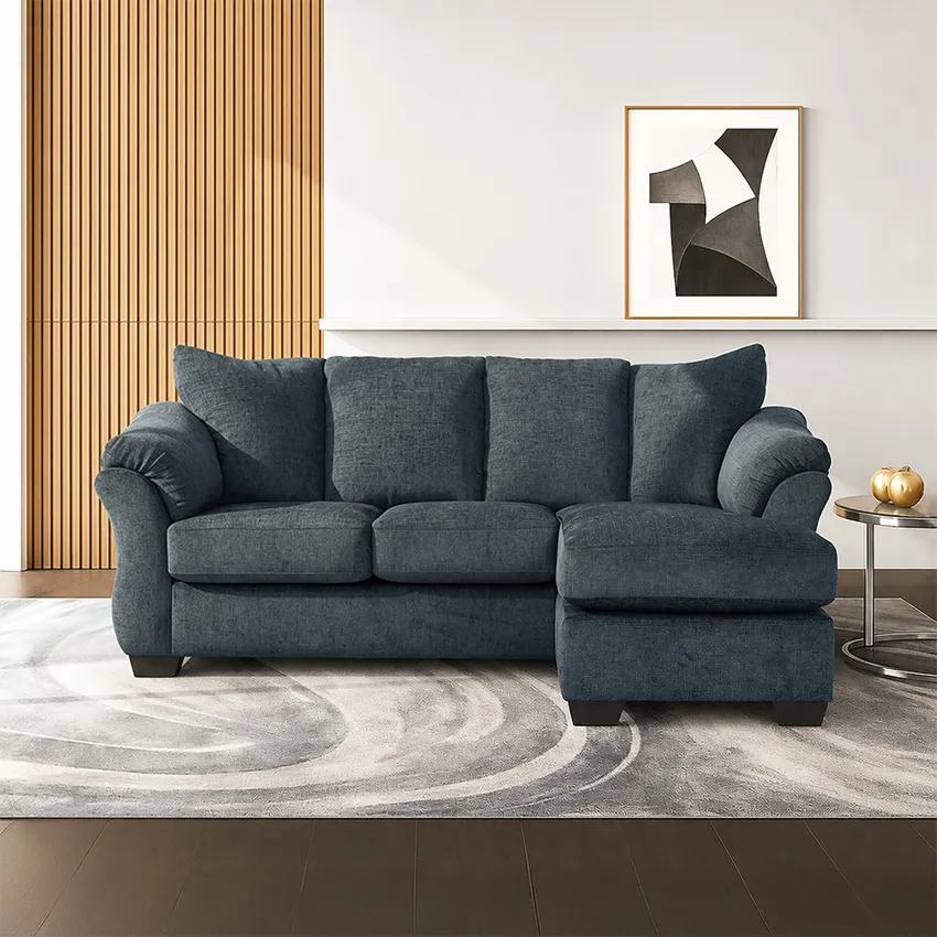 Ashley Darcy-6 Sofa L Sectional Fabric 4 Seater
