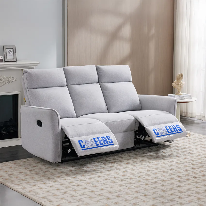 Cheers Michigan Sofa Recliner Fabric 3 Seater