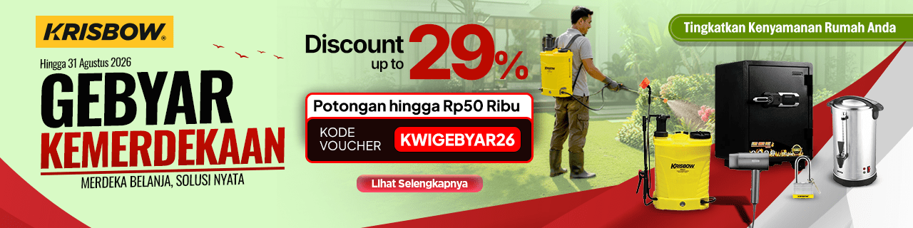 Krisbow Gebyar Kemerdekaan Tingkatkan Kenyamanan Rumah