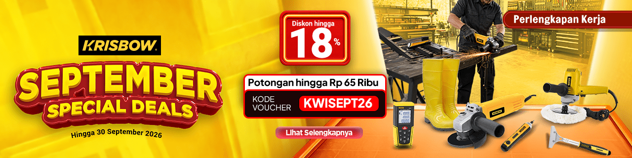 Krisbow September Special Deals Perlengkapan Kerja