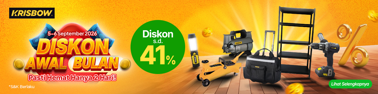 Krisbow Diskon Awal Bulan