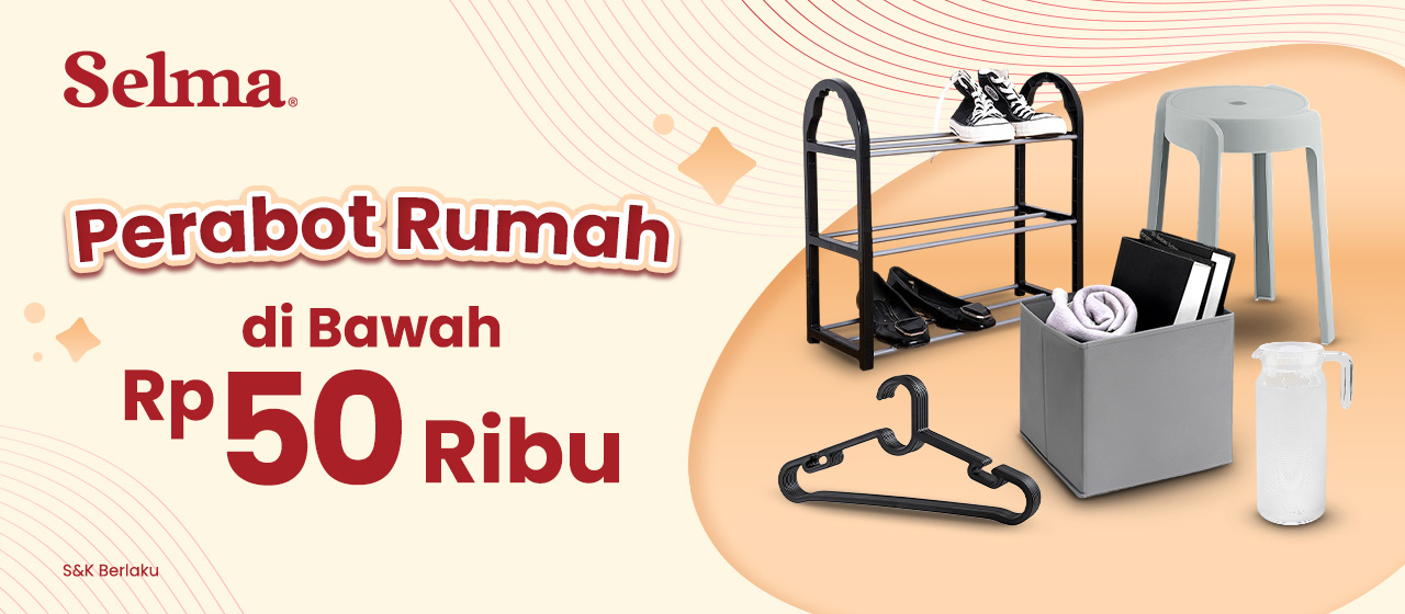 Slider Selma Perabot Rumah dibawah 50 Ribu