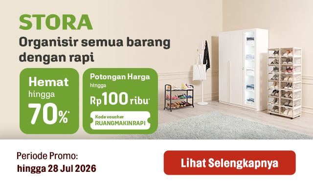 Organizer Semua Barang dengan Rapi