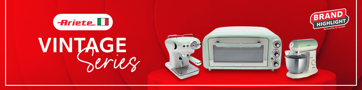 Official Online Store Ariete Vintage Series Terbaru \u0026 Terlengkap | ACE  Online