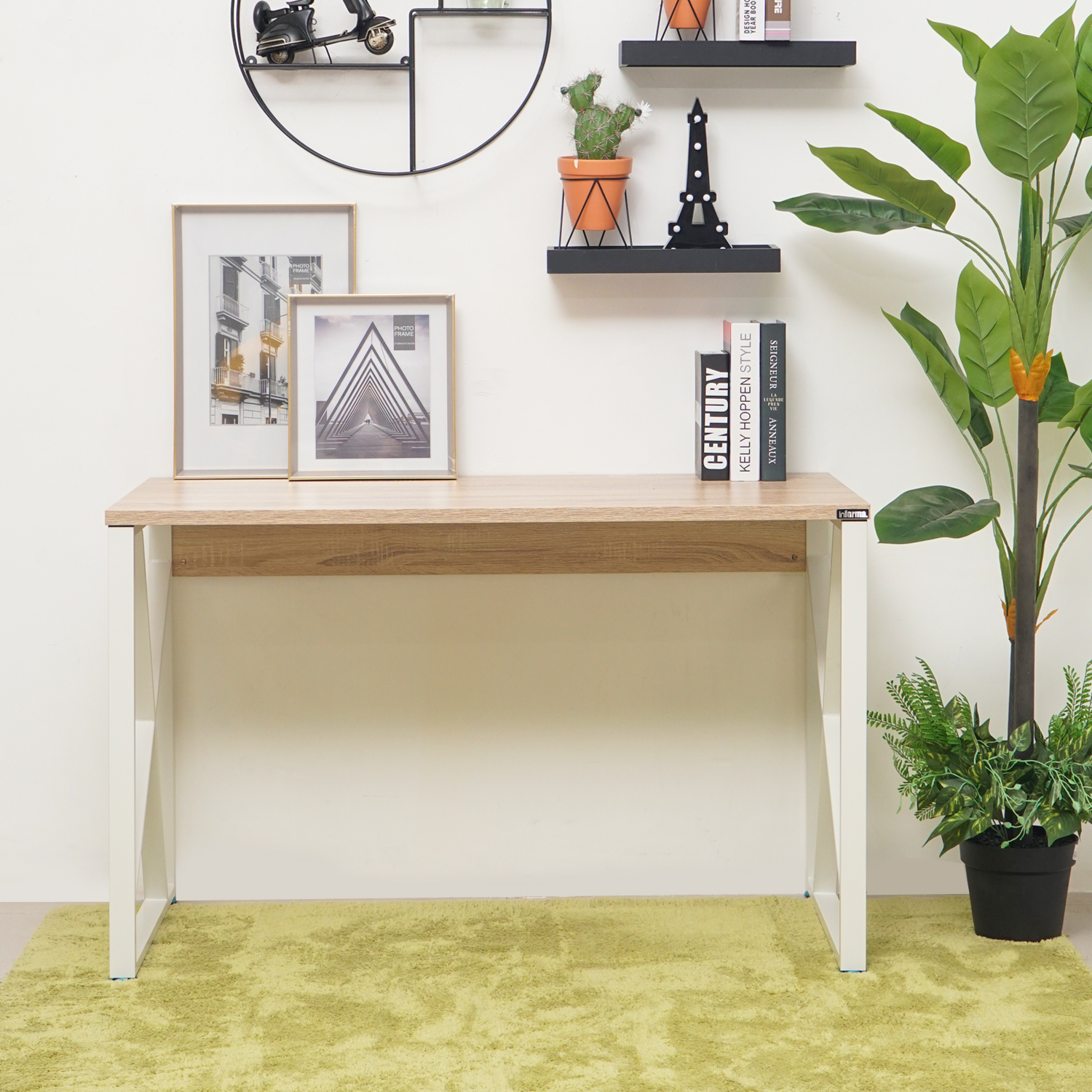 Jual Lexee Meja Kantor Oak Putih Terbaik Informa
