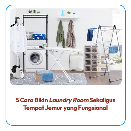 5 Cara Bikin Laundry Room Sekaligus Tempat Jemur yang Fungsional