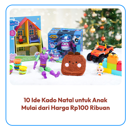 10 Ide Kado Natal untuk Anak Mulai dari Harga Rp100 Ribuan