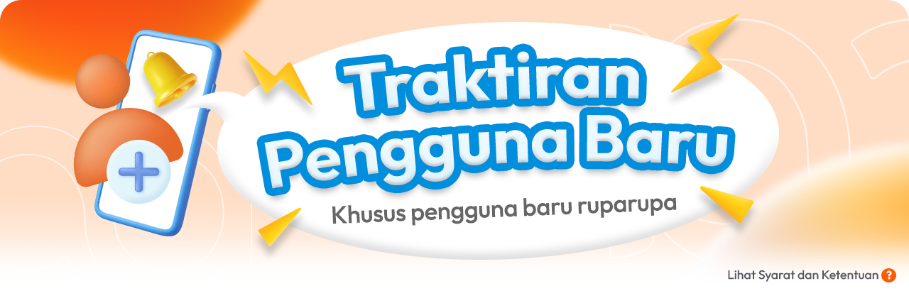 Header Traktiran Pengguna Baru