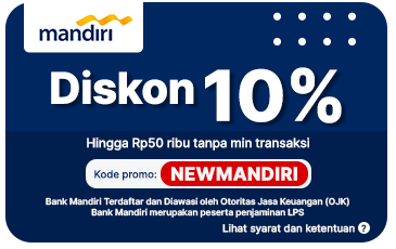 Welcoming Page Promo Bank Mandiri