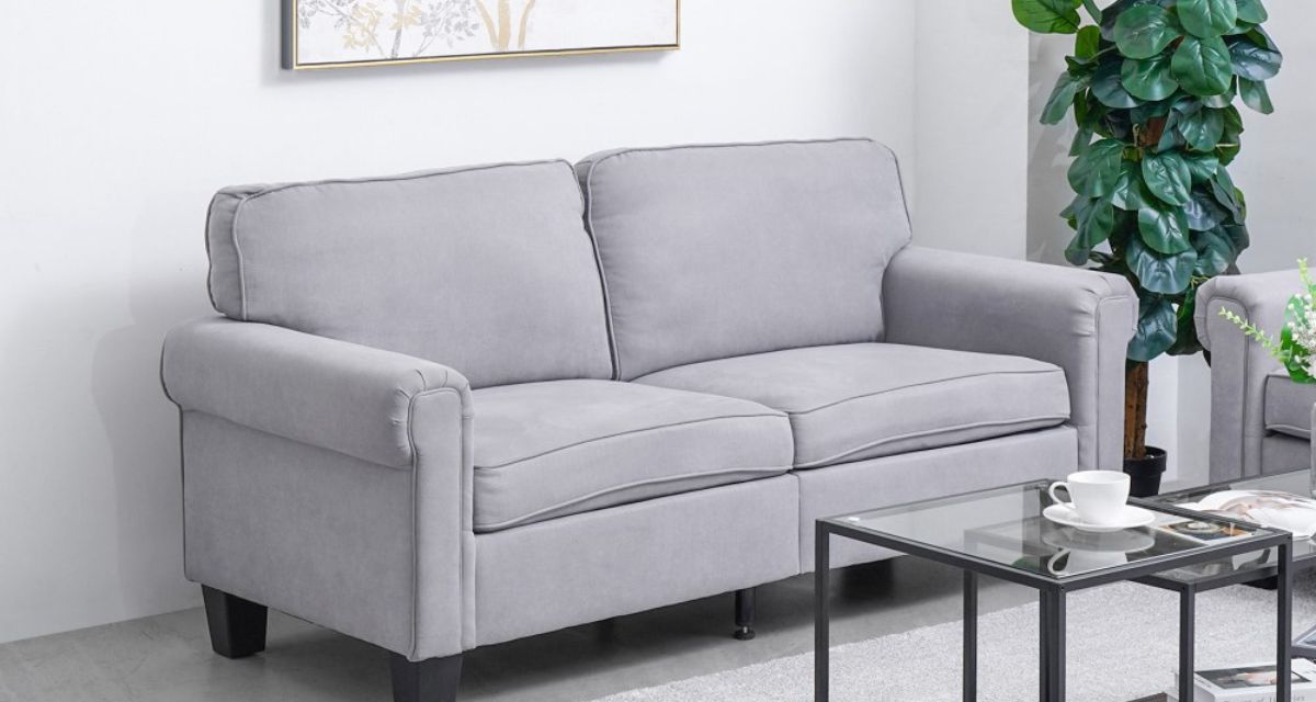 bahan sofa linen