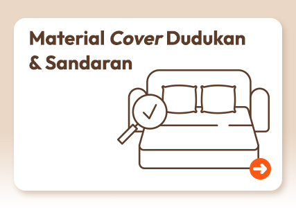 Jenis Sofa Material Cover Dudukan Sandaran