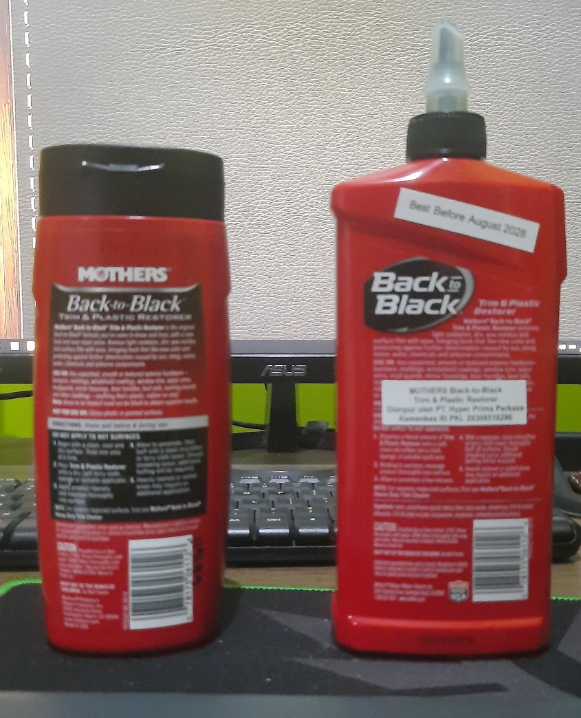 Mothers Back To Black Trim And Plastic Restorer 355ml, 06112