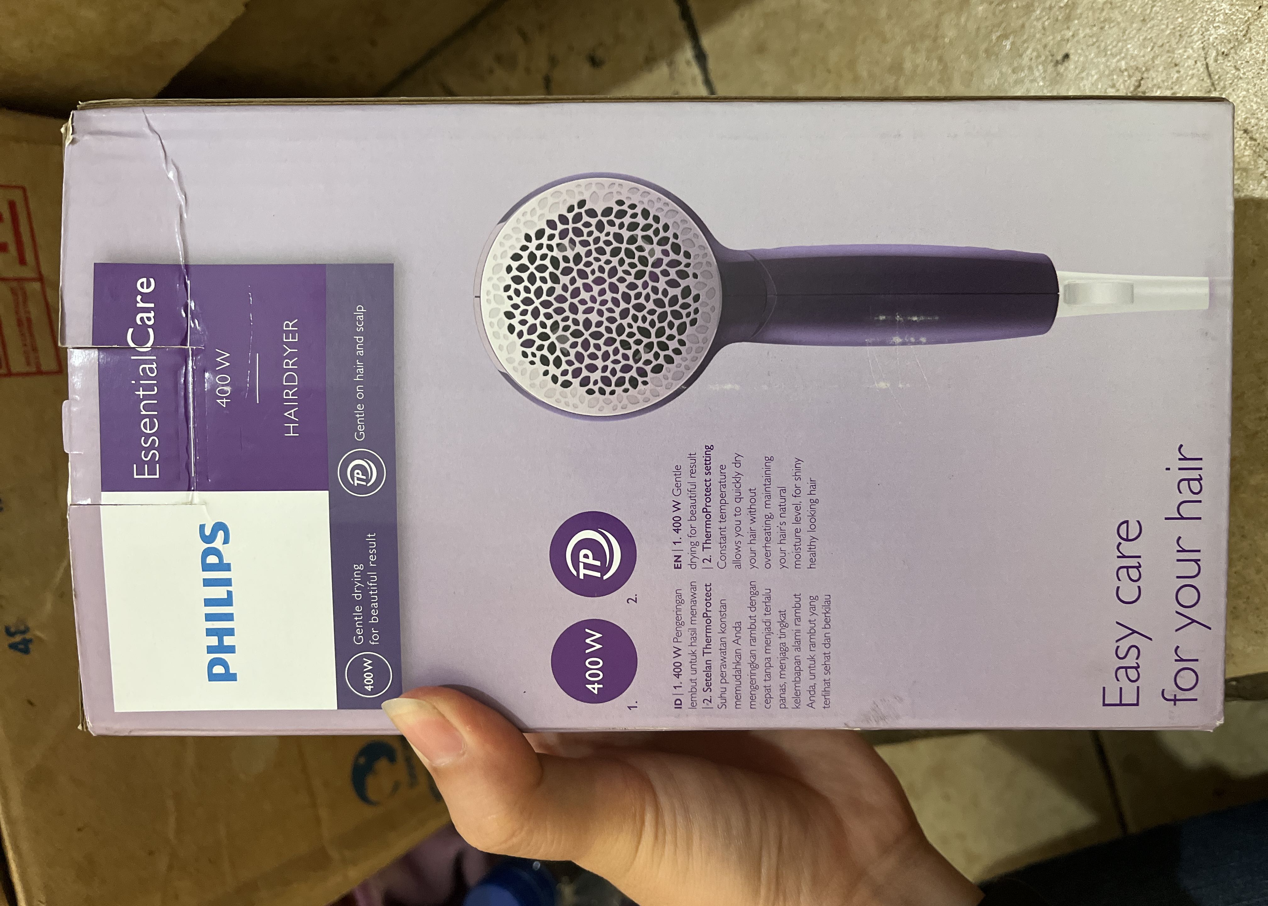 Jual Philips Hair Dryer 400 W Hp 8126 02 Ungu Terbaru Ruparupa