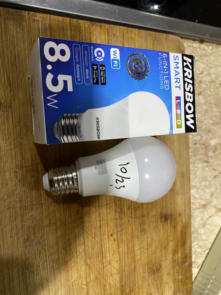 Jual Krisbow Bohlam Smart Led Dimmable Watt Multi Color