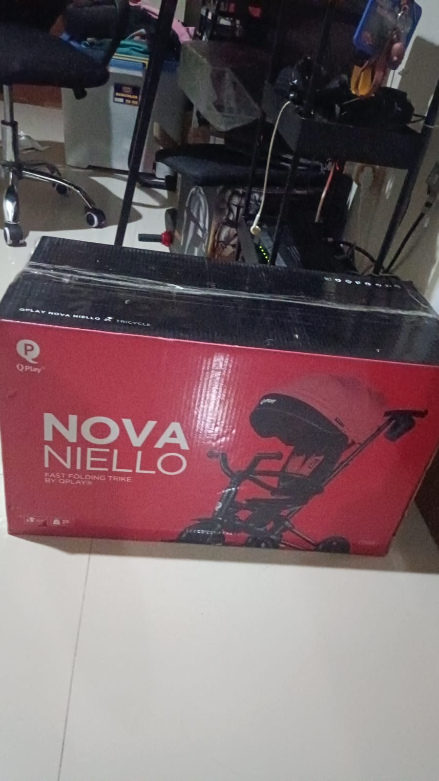 Jual Qplay Nova Sepeda Trike In Folding S 7006 Biru Terbaru - Main Image