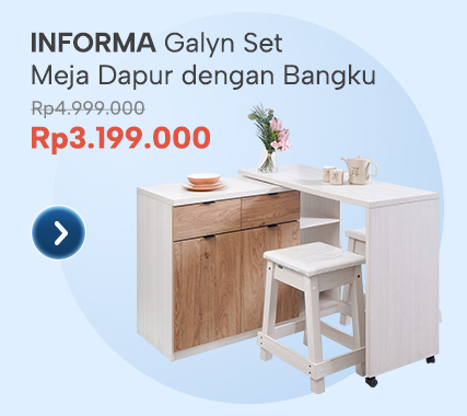 New Arrivals Set Meja Dapur